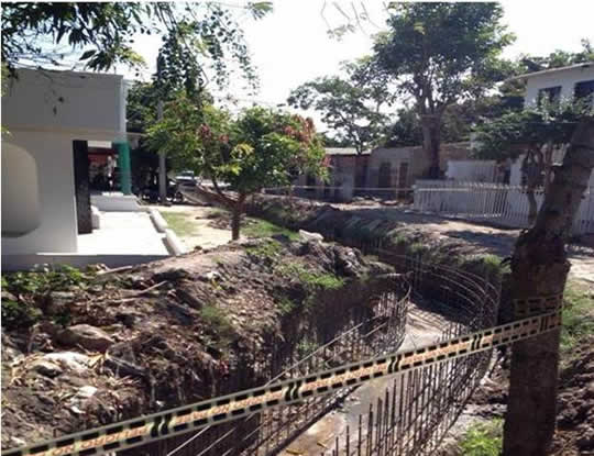 C.R.A INICIÓ CONSTRUCCIÓN DEL COLECTOR DE AGUAS EN BARANOA