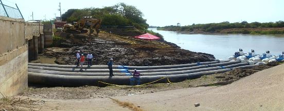 Embalse el Guajaro comienza a recibir agua del canal del Dique. CRA hará operación y mantenimiento