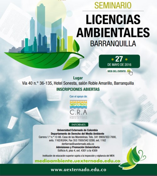 Seminario de licencias ambientales Barranquilla