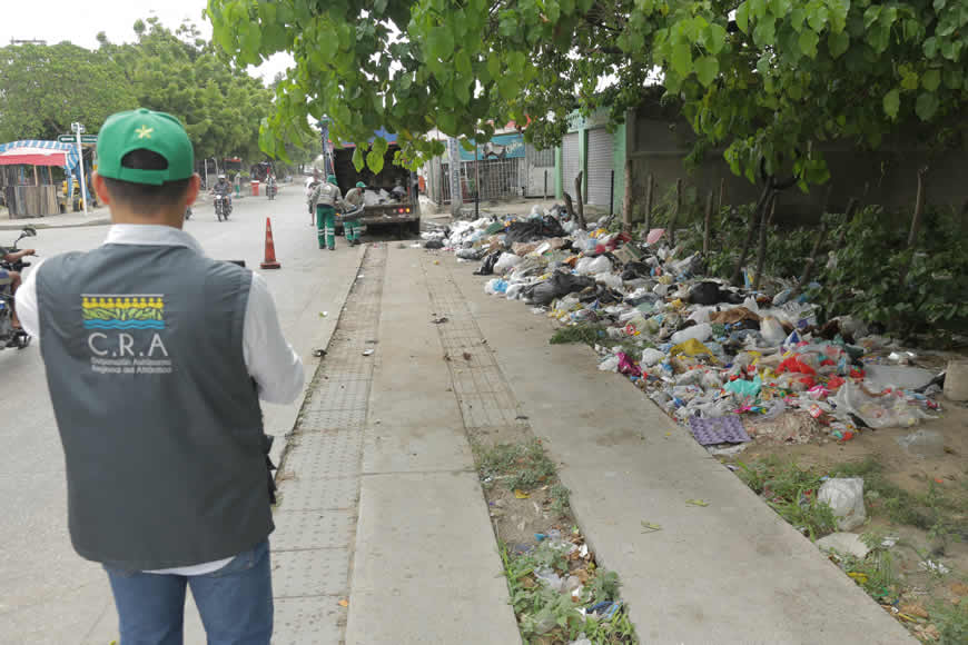 C.R.A. verificó puntos críticos en municipios con afectaciones en la prestación del servicio público de aseo