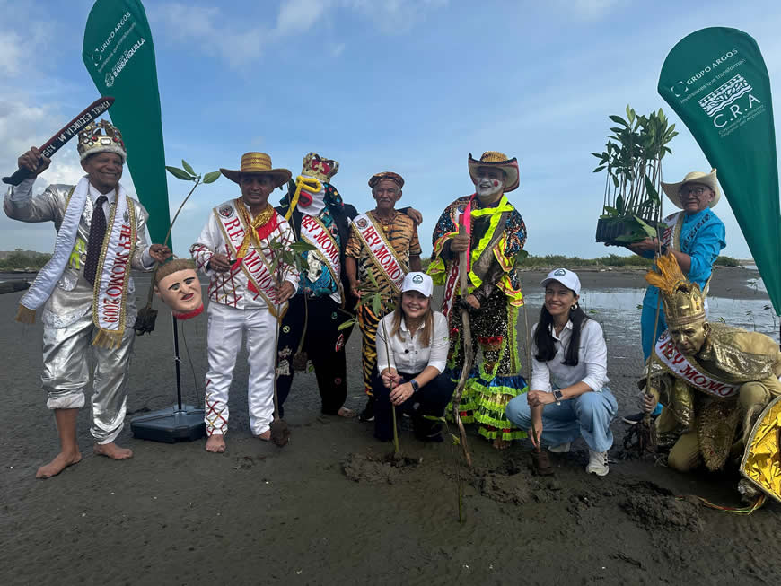 C.R.A., Carnaval Sostenible y Grupo Argos se unen por la Salvaguarda Biocultural del Manglar