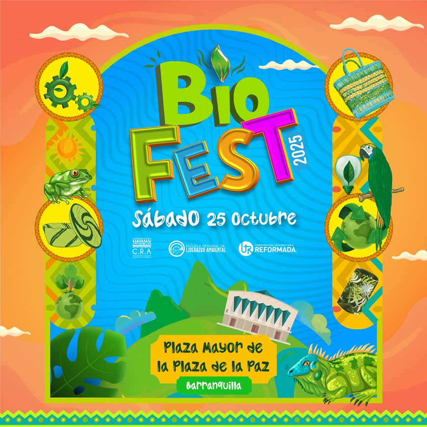 Atlántico vivirá el BIO FEST 2025: una fiesta por la sostenibilidad y el talento juvenil